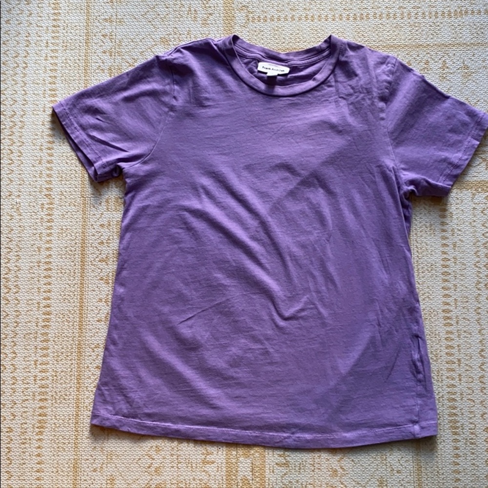 Frank & Oak Purple Tee